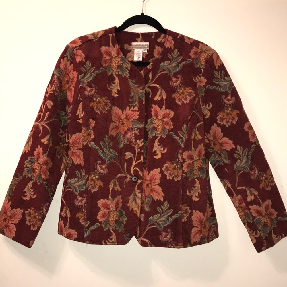 FLORAL BLAZER